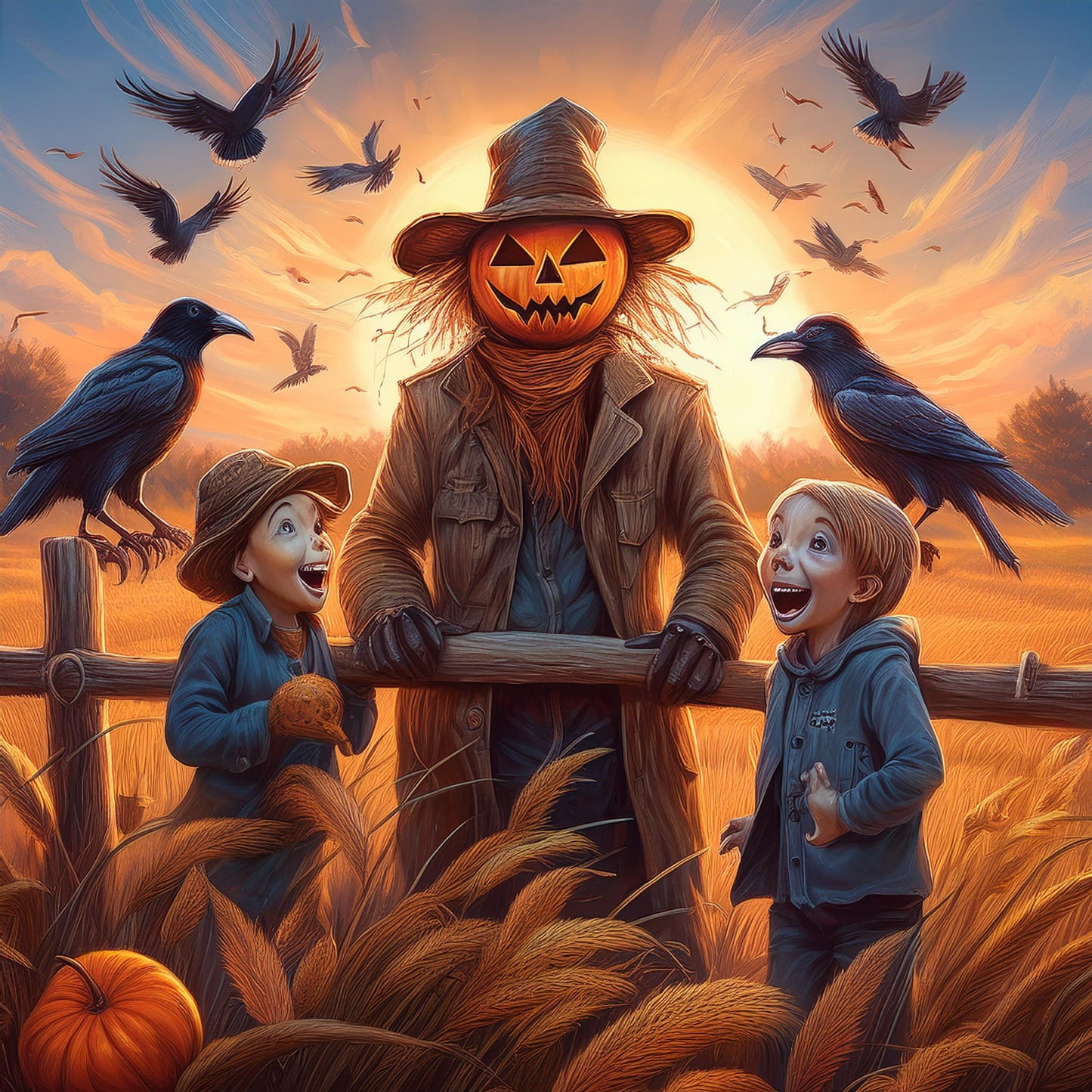 Halloween - Scare-Share: The Scarecrow That's Here to Scare Kids, Not Crows!