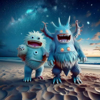 Halloween - Friendly Fiends 4 - Monsters Who Smile and Lend a Hand!