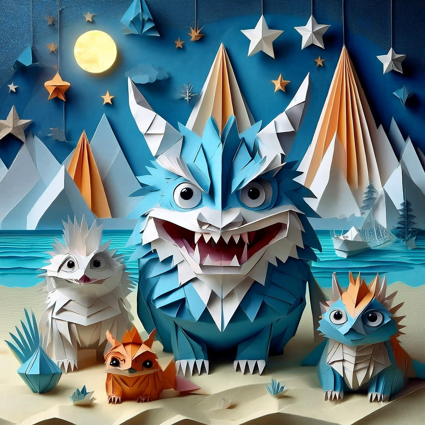 Halloween - Origami Oddities: A Unique Collection of Monster Beasts! 2