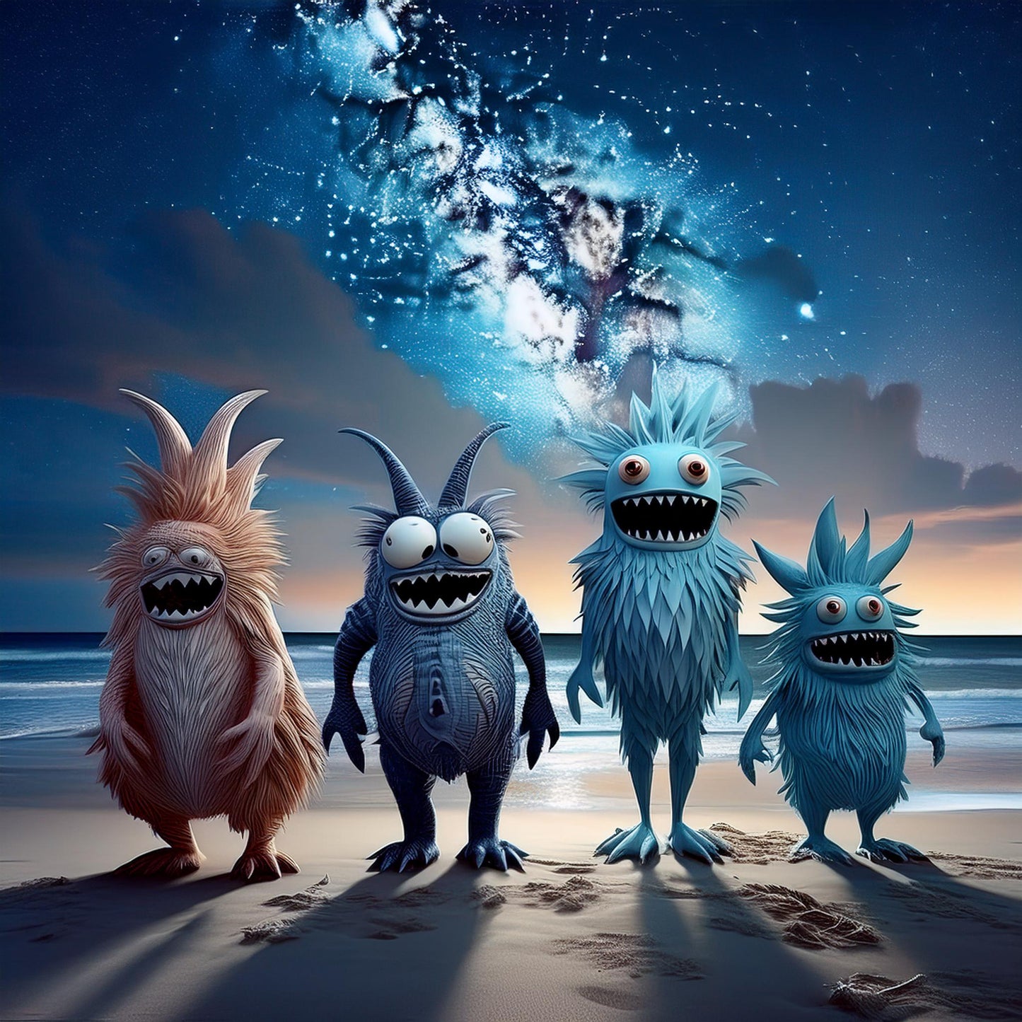 Halloween - Friendly Fiends 4 - Monsters Who Smile and Lend a Hand!