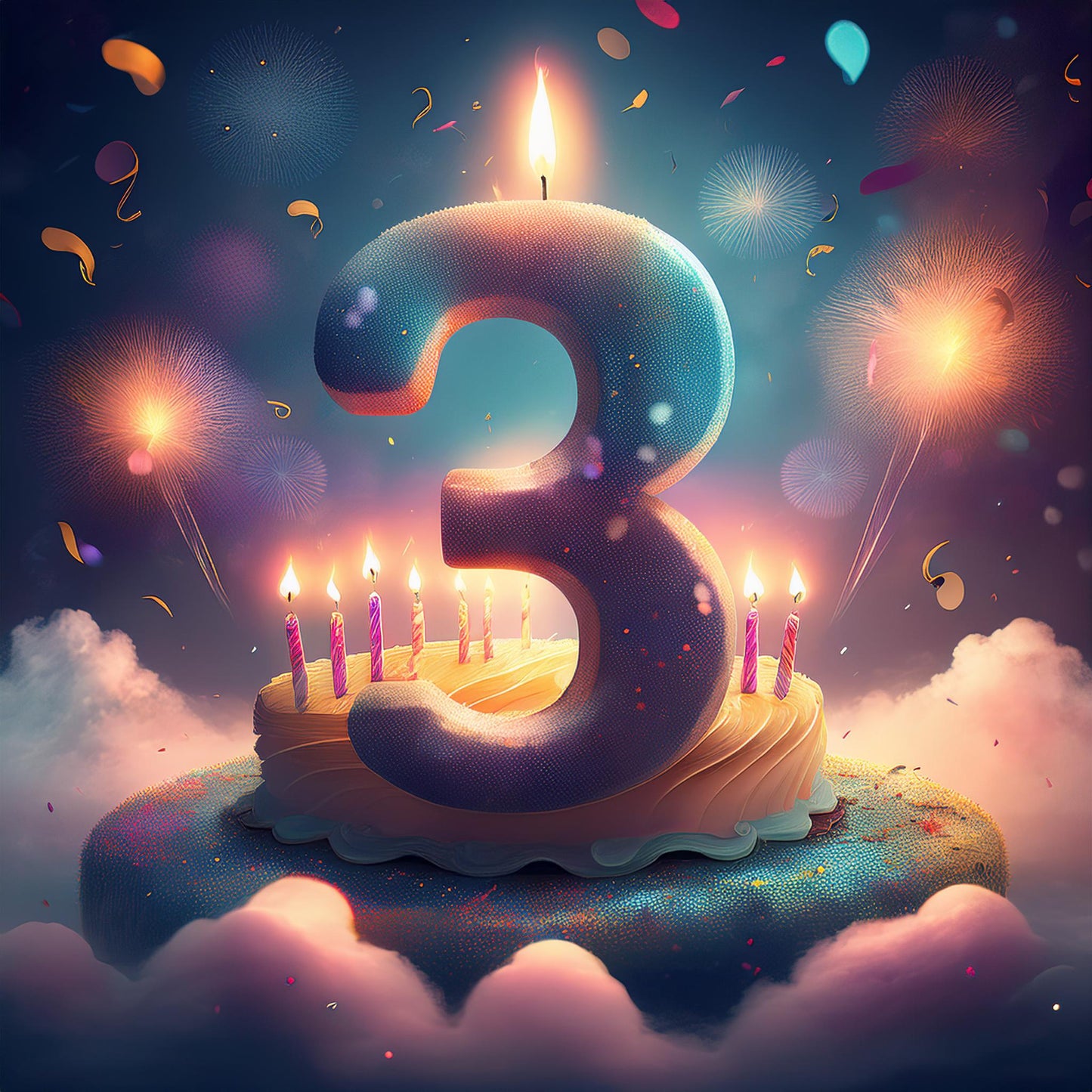 Birthdays- How old are you today? 3 years old
