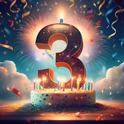 Birthdays- How old are you today? 3 years old