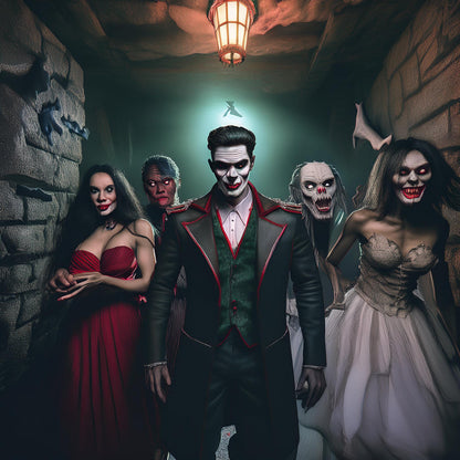 Halloween - "Drac's Cemetery Plot" Halloween Game Pack