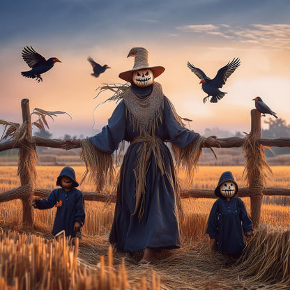 Halloween - Scare-Share: The Scarecrow That's Here to Scare Kids, Not Crows!