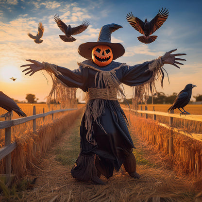 Halloween - Scare-Share: The Scarecrow That's Here to Scare Kids, Not Crows!