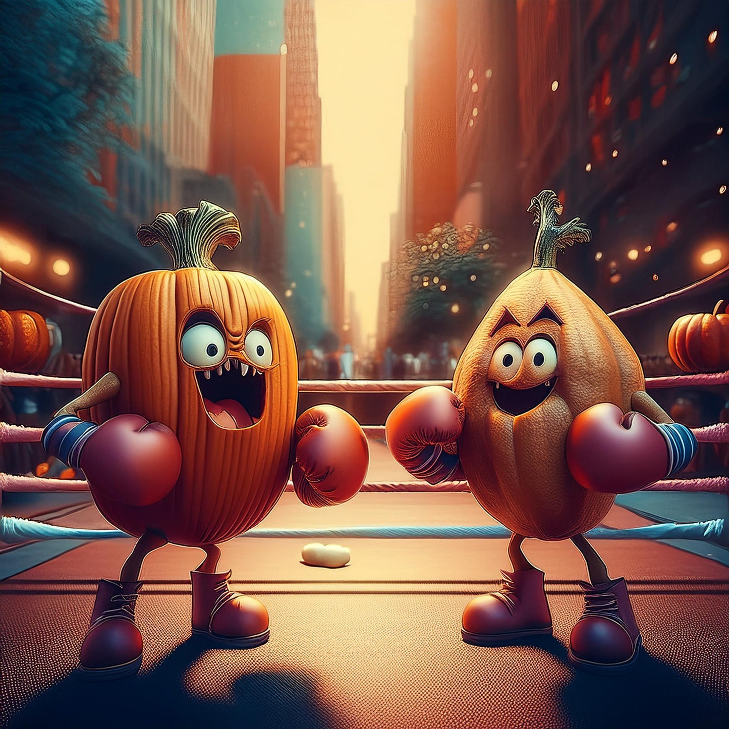 Halloween - Jack - O - Lantern was really a Potato- Round 1